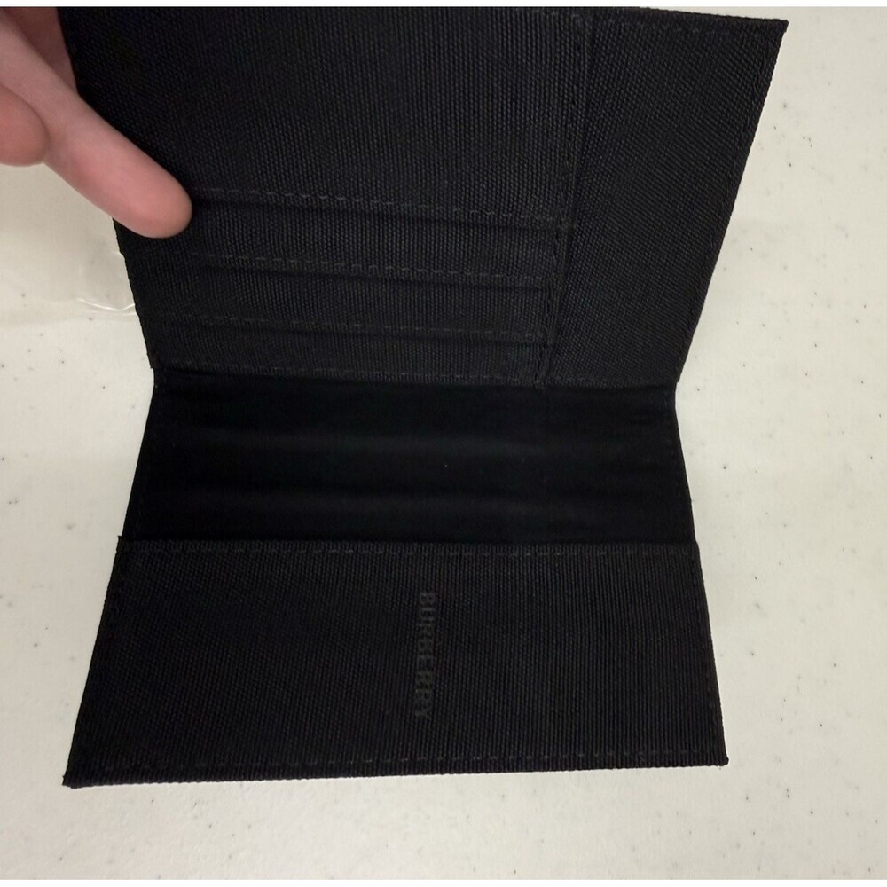 Burberry Black Passport Holder Cover Authentic Beauty GWP - Picture 5 of 6